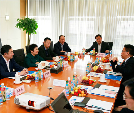 北京市工商聯(lián)黨組書(shū)記鄭默杰一行蒞臨江河創(chuàng)建考察調(diào)研